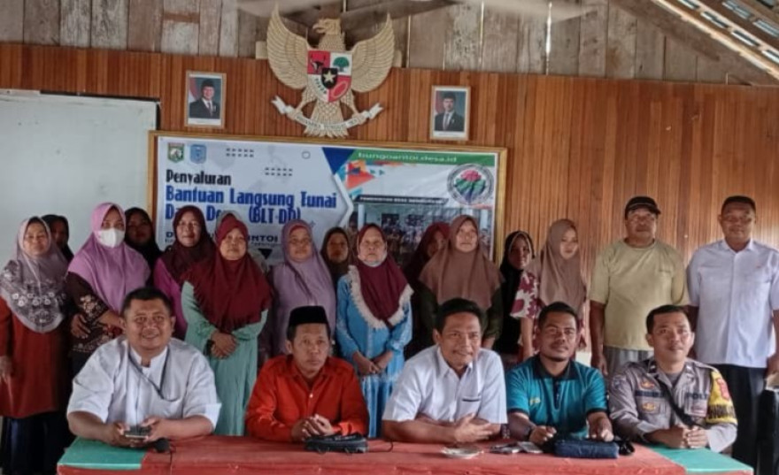 Camat Tabir Selatan Hadiri Penyaluran BLT DD Desa Bungo Antoi Triwulan Pertama 2026